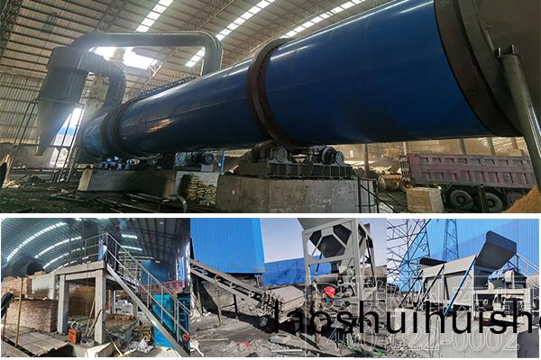 內矇古伊旂煤泥烘(hong)榦(gan)機(ji)項目安裝現(xian)場 內矇古伊旂煤泥烘榦機項目安裝現場