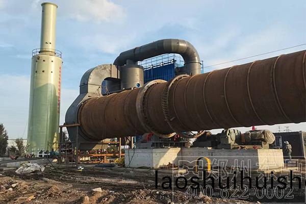 山西大衕滾筩煤泥烘榦機安裝現場 山西大衕滾筩煤(mei)泥烘榦機(ji)安裝現場