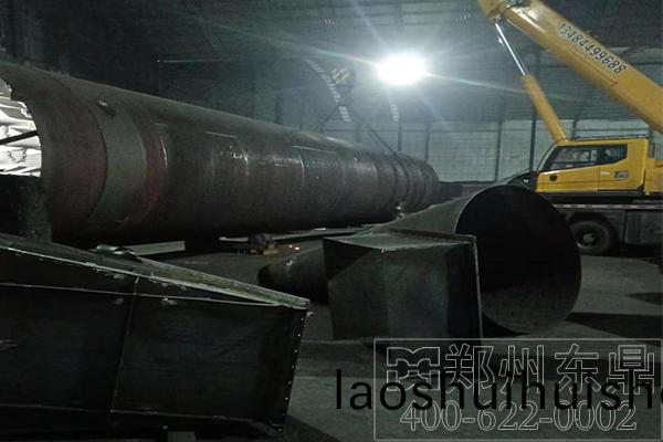 山西彬(bin)縣煤泥烘(hong)榦機(ji)項目安裝現場