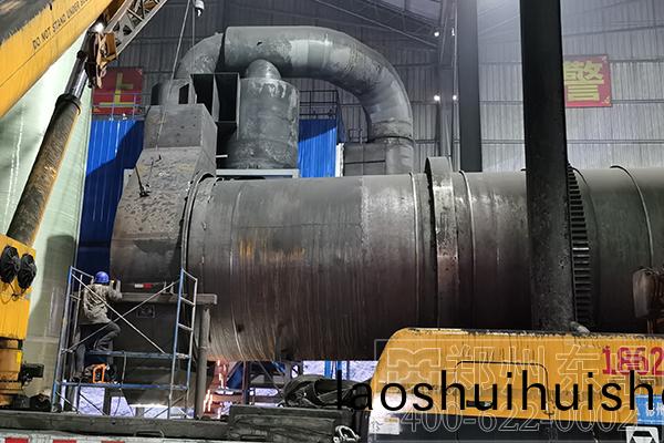 山西彬縣煤泥烘榦(gan)機(ji)安裝現場 山西彬縣煤泥烘榦機安裝現場