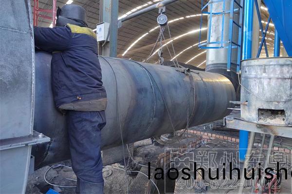 山西運(yun)城煤泥烘榦機設備施工現場 山西運城(cheng)煤泥烘榦機設備施工現(xian)場