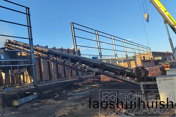 山西朔州煤泥烘榦項目施工實(shi)拍現場