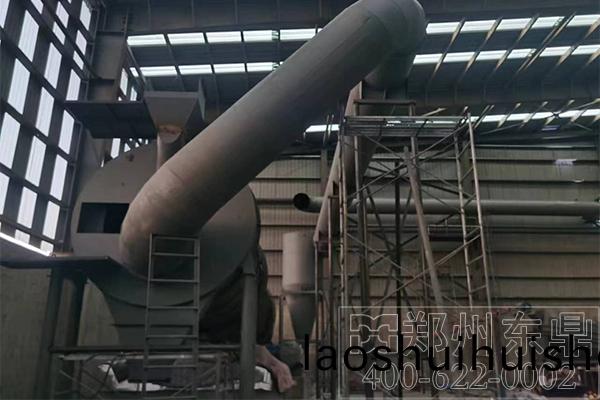 錳鑛石烘榦機生産(chan)線項目安裝施工實拍