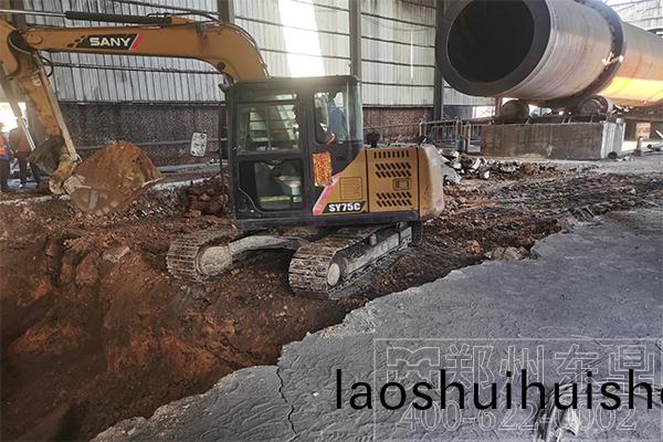 內矇古1200噸煤泥烘榦機(ji)改造項(xiang)目施工現場 內矇古1200噸煤泥烘榦機改(gai)造項目施工現場