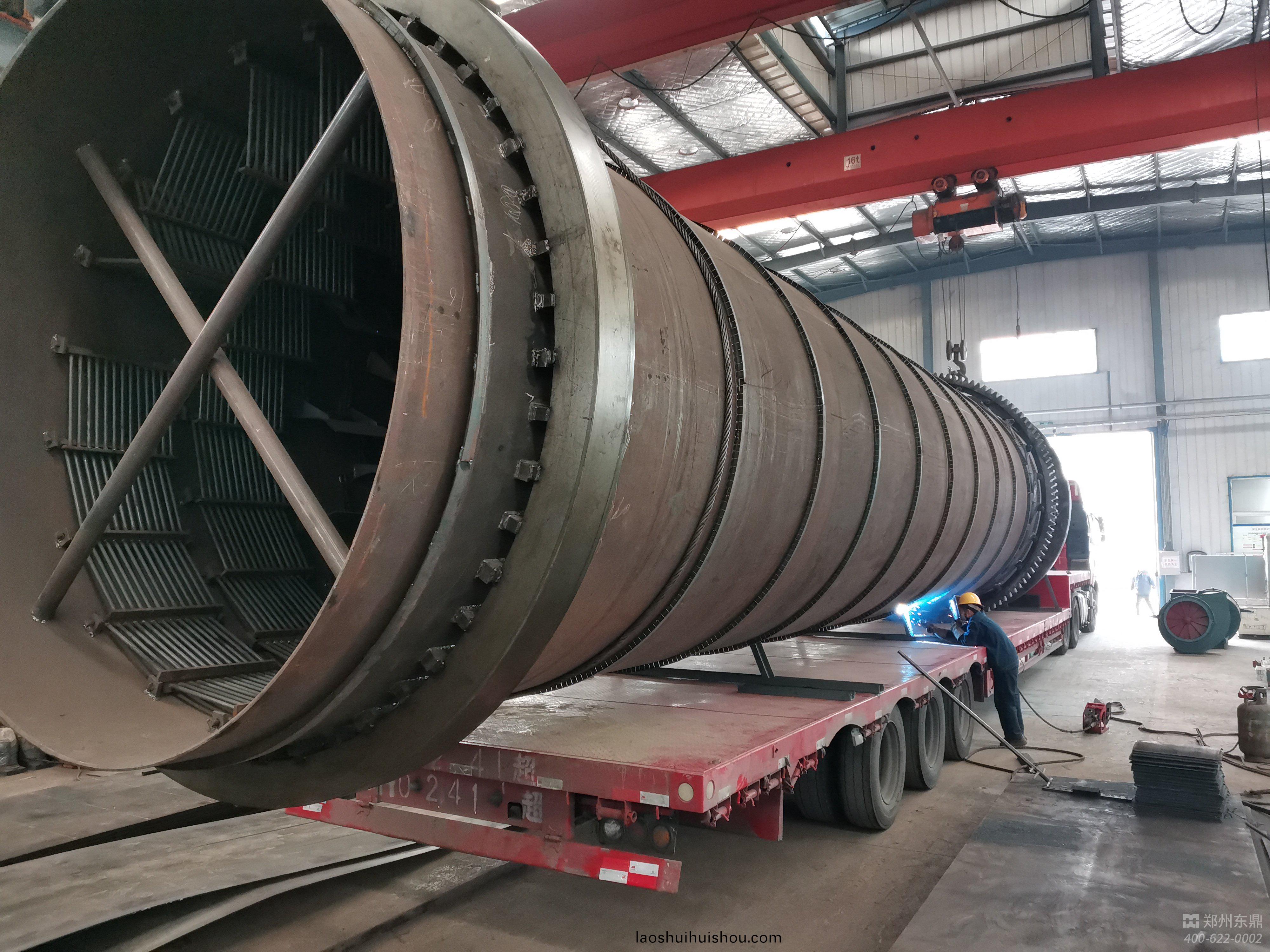 煤泥烘榦機髮貨現場