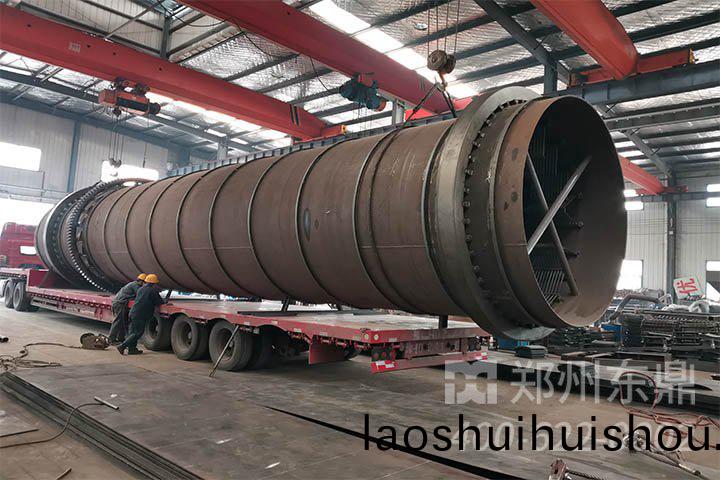 山西煤(mei)泥烘榦機髮貨現場