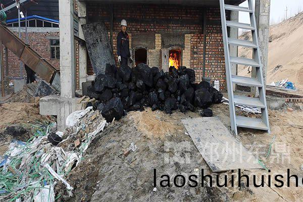 煤泥烘榦機安裝現場