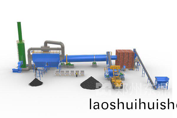 蘭炭烘榦機工(gong)藝原理圖