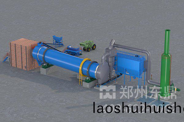 型煤烘榦機工作原理圖