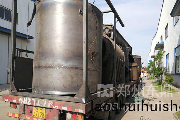 山西呂樑燃煤煤(mei)泥烘榦機設備(bei)髮貨現場