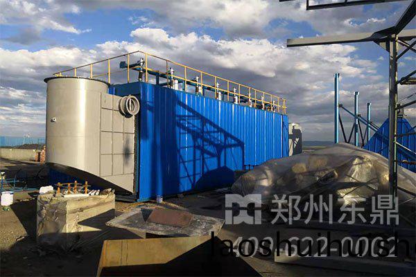 陝西(xi)彬縣煤泥烘榦機(ji)安裝(zhuang)現場