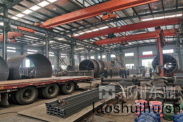 浮選(xuan)精煤烘(hong)榦機生(sheng)産製造現場