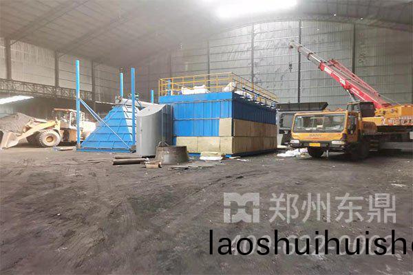 山西忻州煤(mei)泥烘榦機設備安裝現場