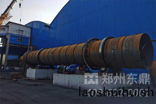 山西(xi)晉中煤泥烘榦機安裝現(xian)場