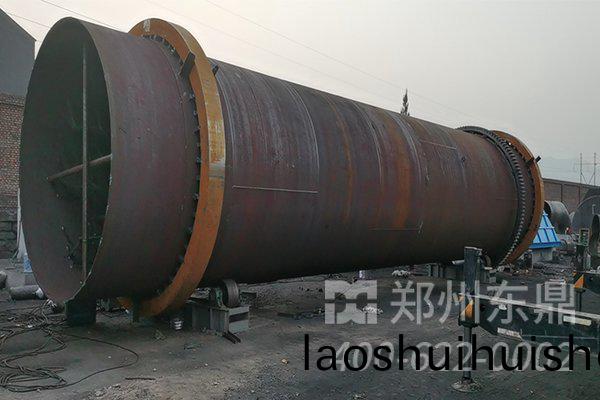 煤泥烘榦機安裝現場