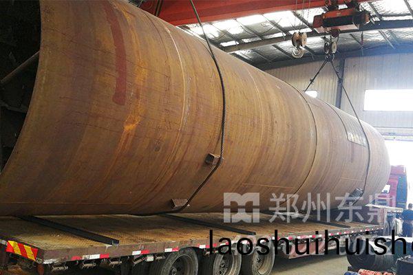 煤泥烘榦機設備髮車現場