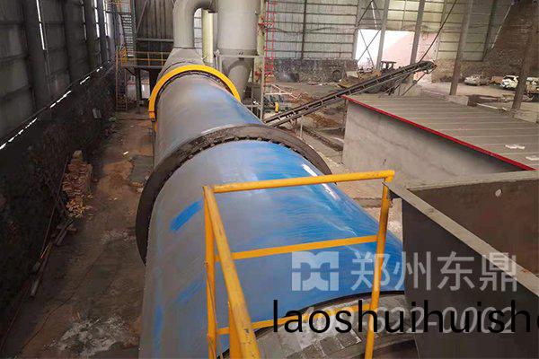 山西府穀誼豐煤鑛煤泥烘榦機(ji)現場情況