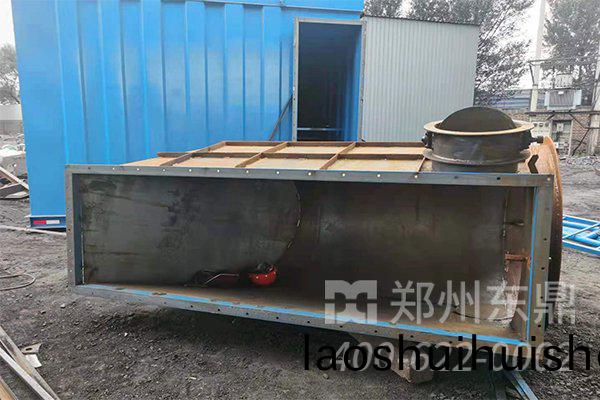 煤泥烘(hong)榦機項目安裝現場情況
