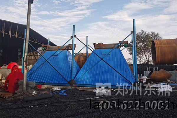 煤泥烘榦機項目安裝現場情況
