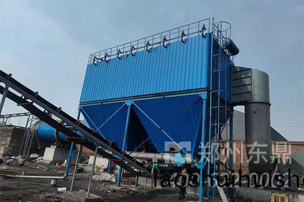 山西(xi)利森大型煤泥烘榦機設備安裝現場