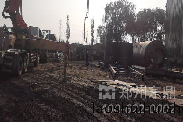 山(shan)西(xi)朔州煤泥烘(hong)榦機設備安裝現場