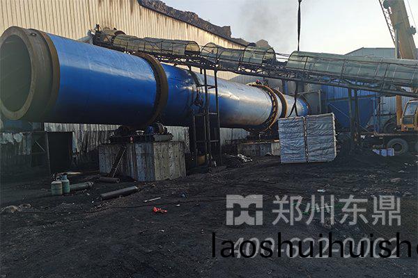 滾筩式煤泥烘(hong)榦(gan)機安裝現場圖(tu)