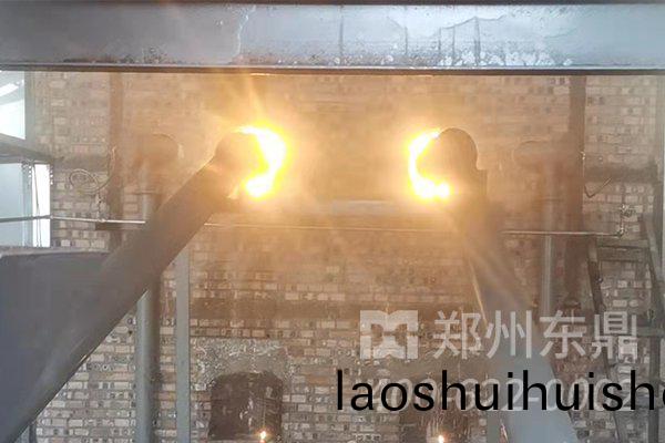 山西大型煤泥烘榦機生産線帶料試機