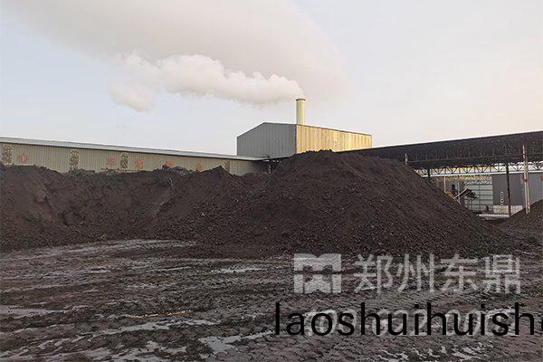 山西朔州煤泥烘榦機生産現場實拍圖