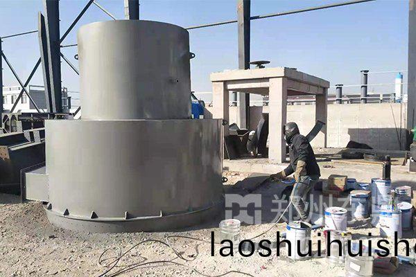 內矇古準(zhun)格爾旂煤泥烘榦(gan)機(ji)設備安裝現場實拍