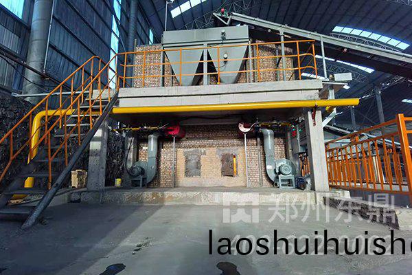 山西榆林(lin)煤泥(ni)烘(hong)榦機(ji)生産線運行工作現場