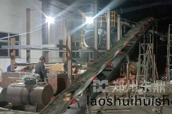 市政汚泥烘榦機安裝現場實(shi)拍圖(tu)