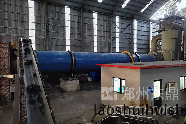 山西榆林府穀煤泥烘榦機生産線工作現場實拍