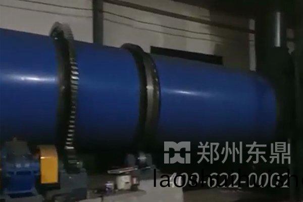 湖北汚泥烘榦機投産運(yun)行現場