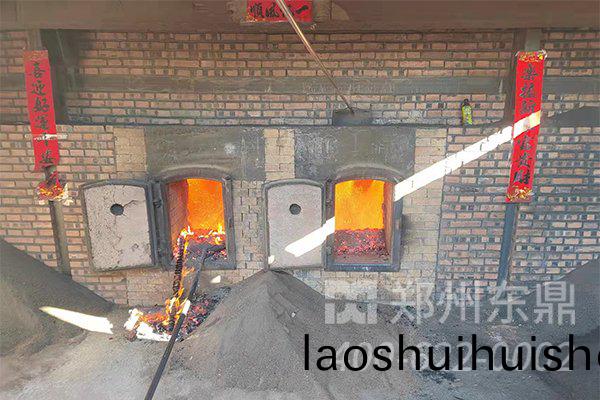 陝西煤泥烘榦機新年開機現場