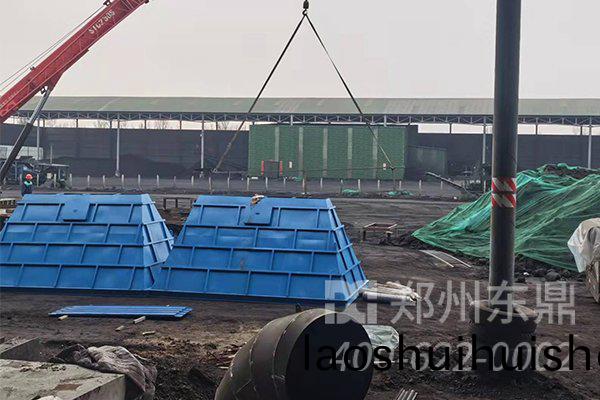 山西煤(mei)泥烘榦機施(shi)工現場實拍(pai)